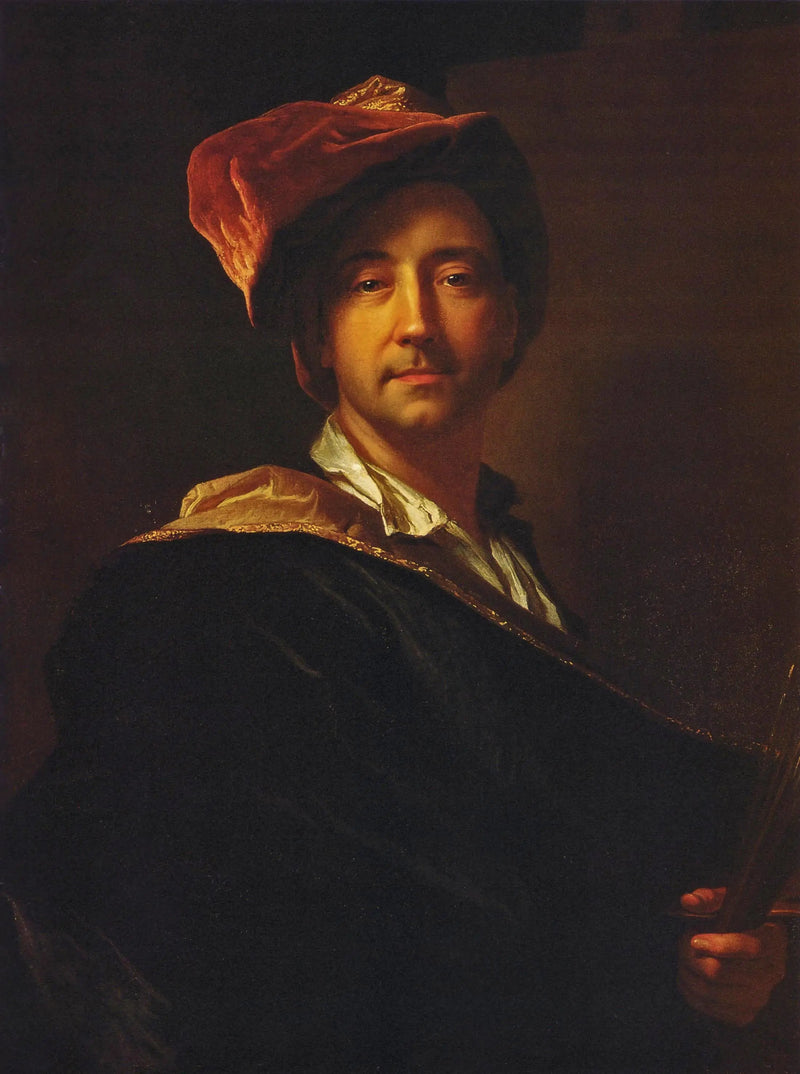 Autoportret w turbanie - Hyacinthe Rigaud