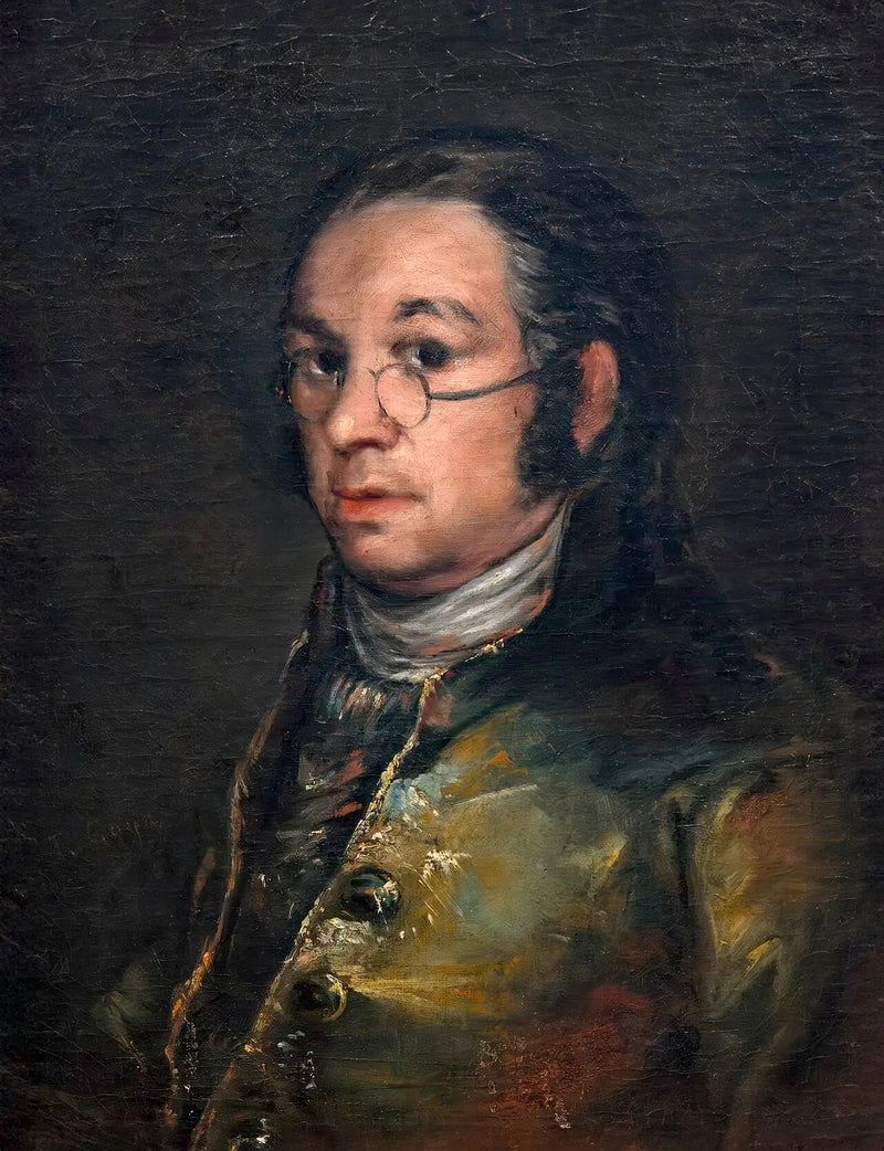 Autoportret w okularach - Francisco de Goya