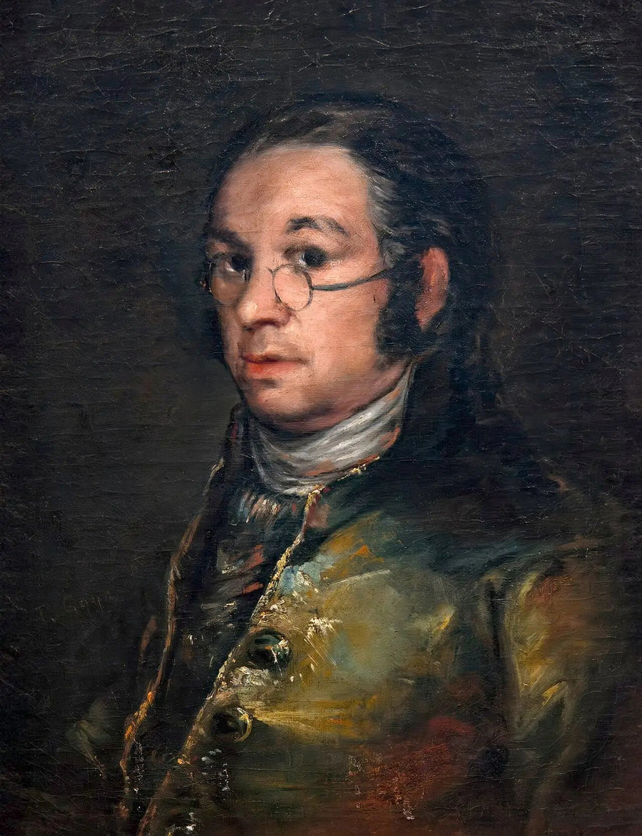 Autoportret w okularach - Francisco de Goya