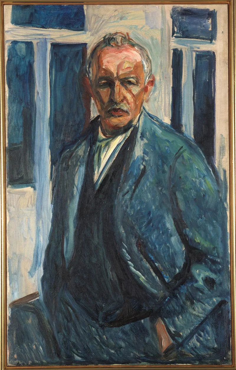 Autoportret z rękami w kieszeniach - Edvard Munch