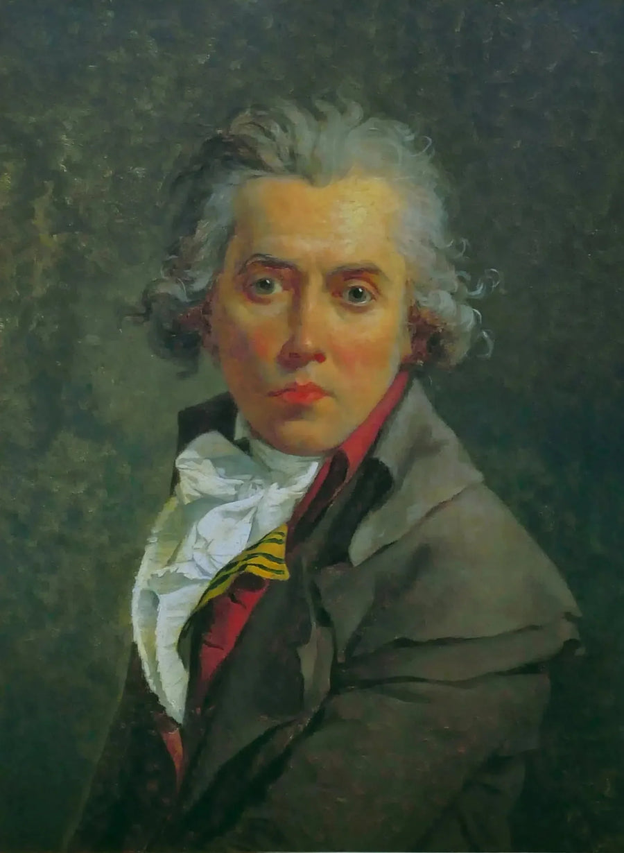 Autoportret z trzema szczypcami - Jacques-Louis David