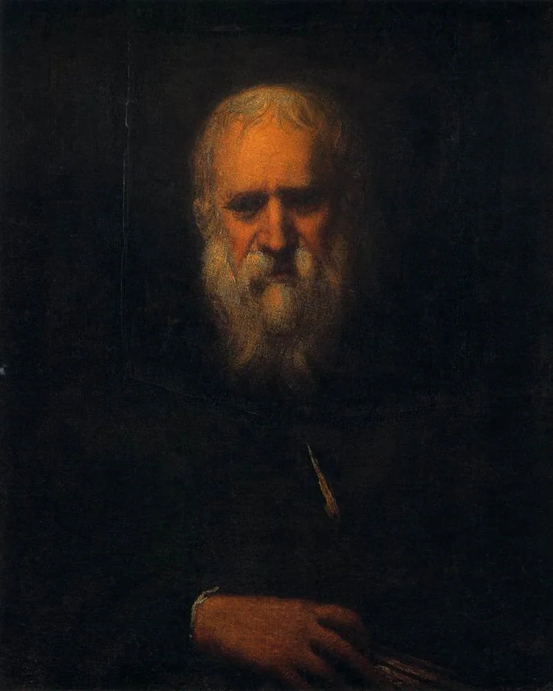 Autoportret z książką - Jacopo Tintoretto