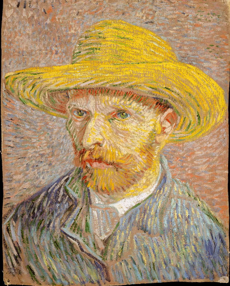 Autoportret w słomkowym kapeluszu - Vincent van Gogh