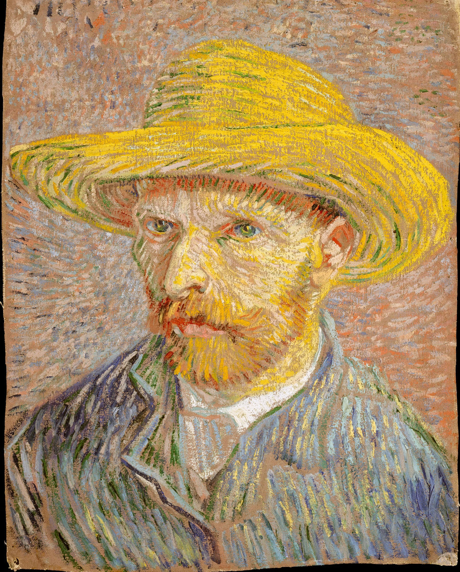 Autoportret w słomkowym kapeluszu - Vincent van Gogh
