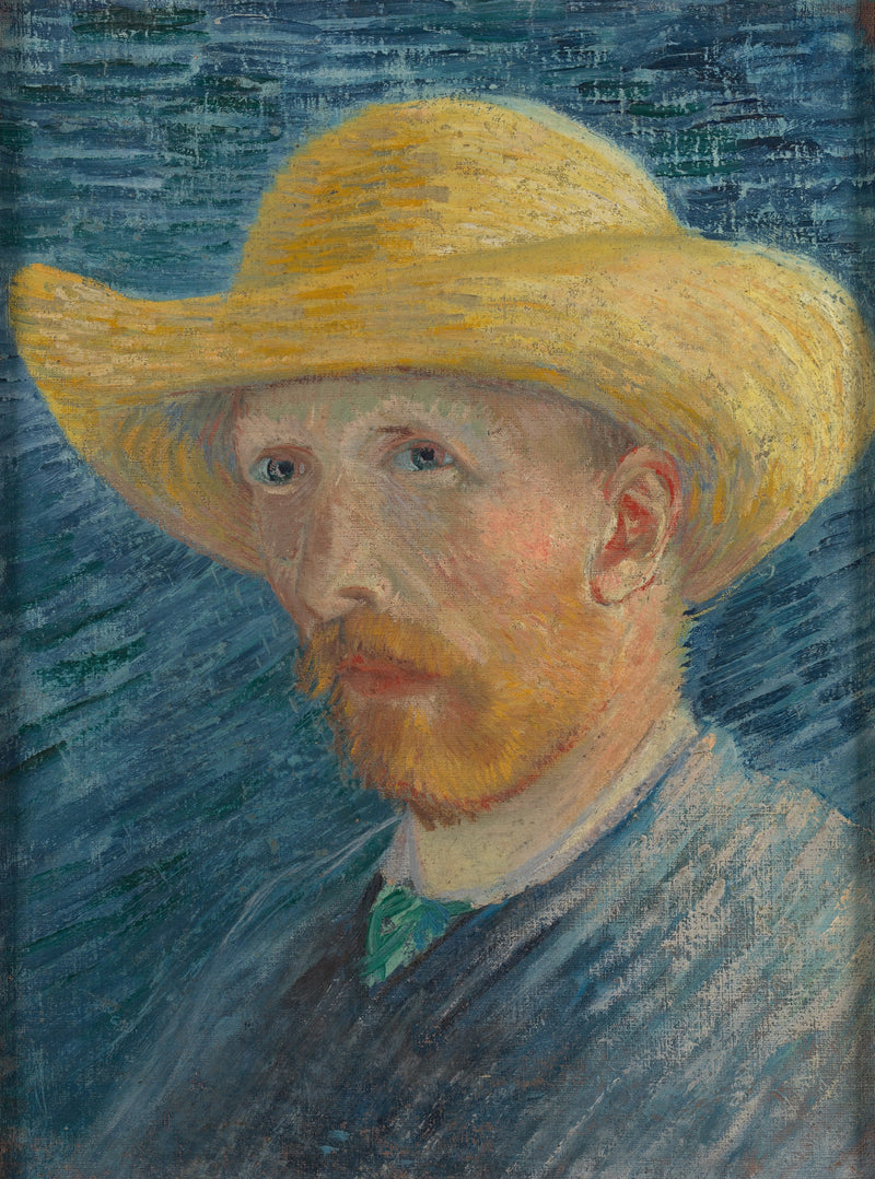 Autoportret w słomkowym kapeluszu - Vincent van Gogh
