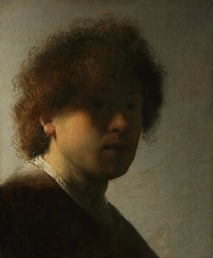 Autoportret z rozczochranymi włosami - Rembrandt