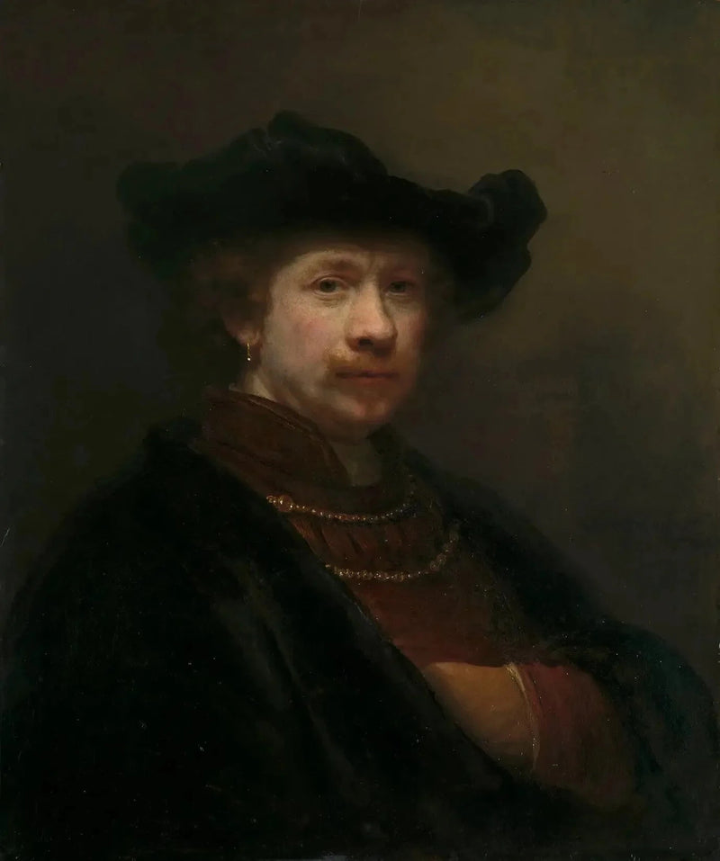 Portret artysty, namalowany w 1641 roku - Rembrandt