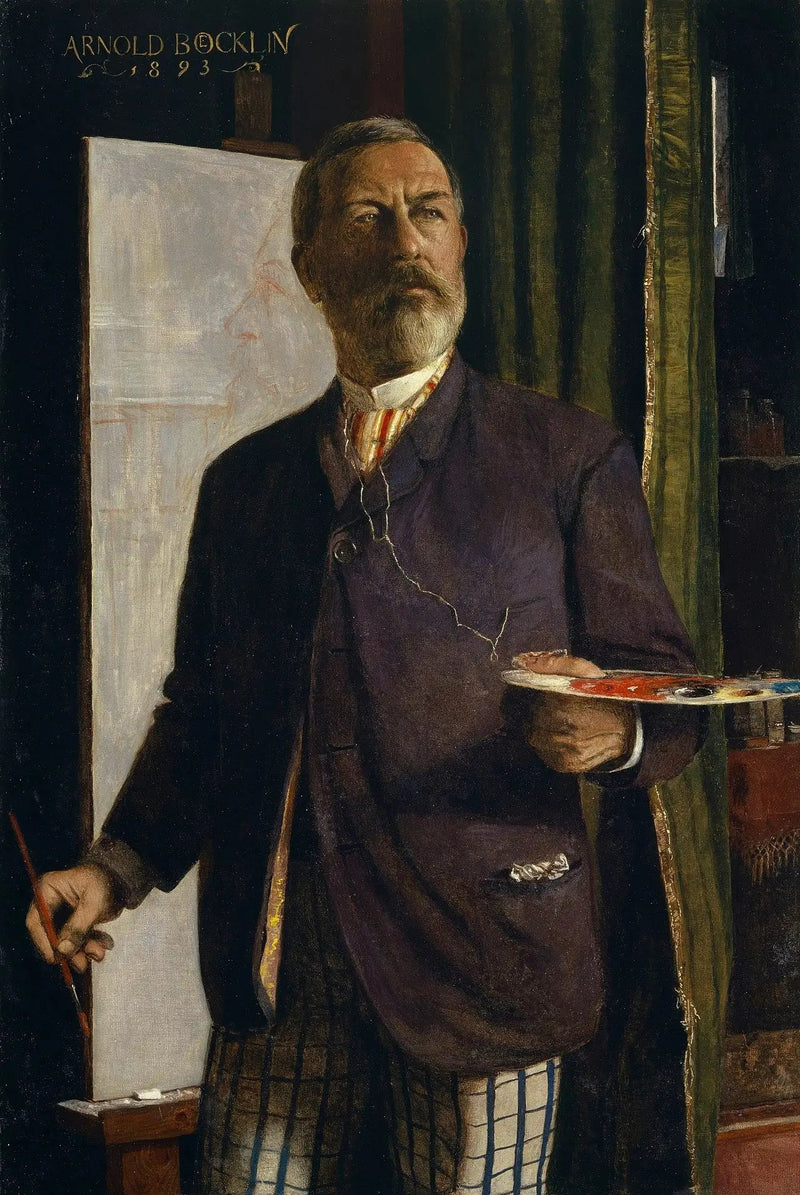 Autoportret w pracowni - Arnold Böcklin