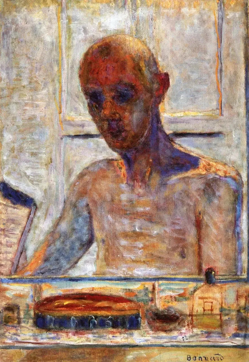 Autoportret w lustrze w toalecie - Pierre Bonnard