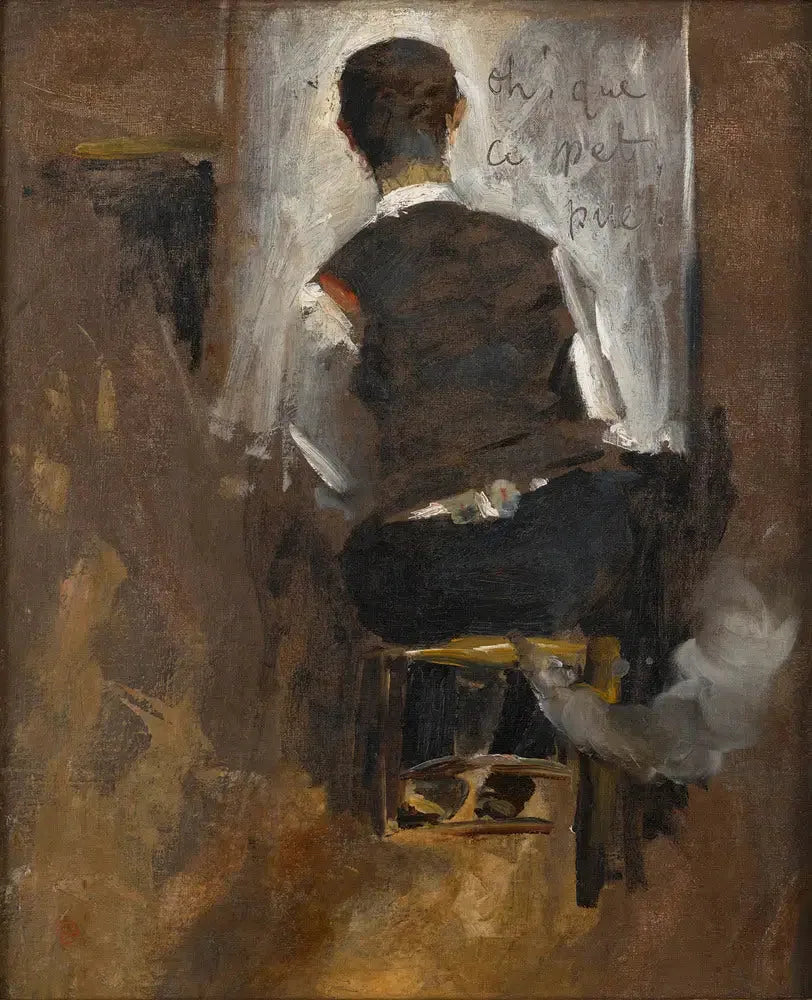 Autoportret dwóch - Henri de Toulouse-Lautrec