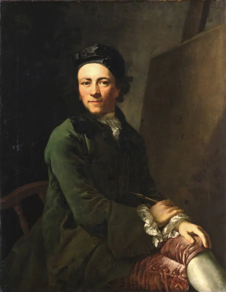 Autoportret młodości - Anton Graff