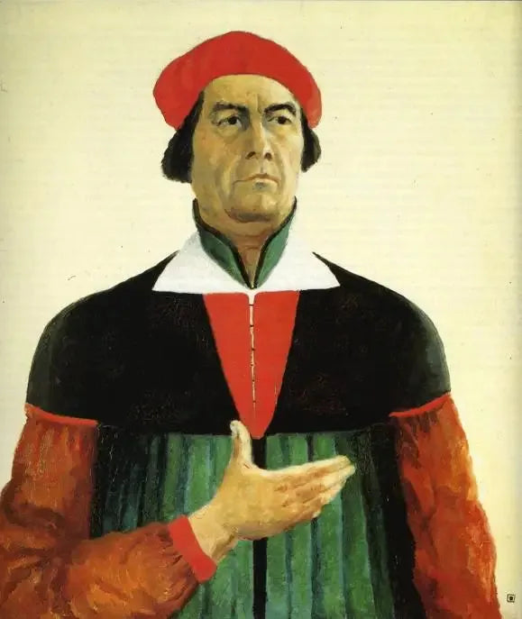 Autoportret Malewicza z 1933 roku - Kazimir Malewicz