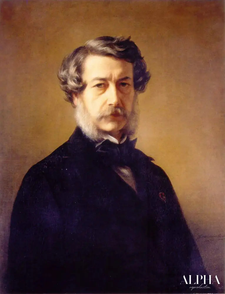 Autoportrait de Winterhalter, 1868 - Franz Xaver Winterhalter - Reproductions de tableaux et peintures haut de gamme