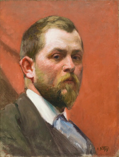 Autoportrait - Edward Henry Potthast - Alpha Reproduction