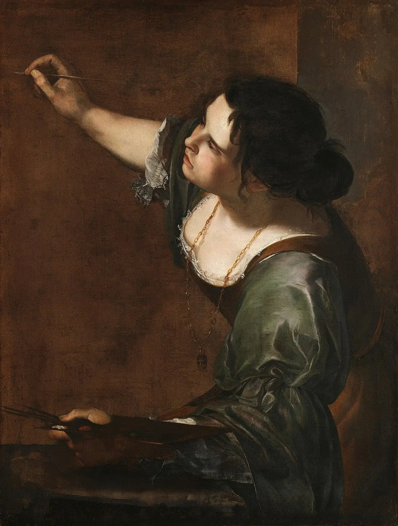 Autoportret jako alegoria malarstwa - Artemisia Gentileschi