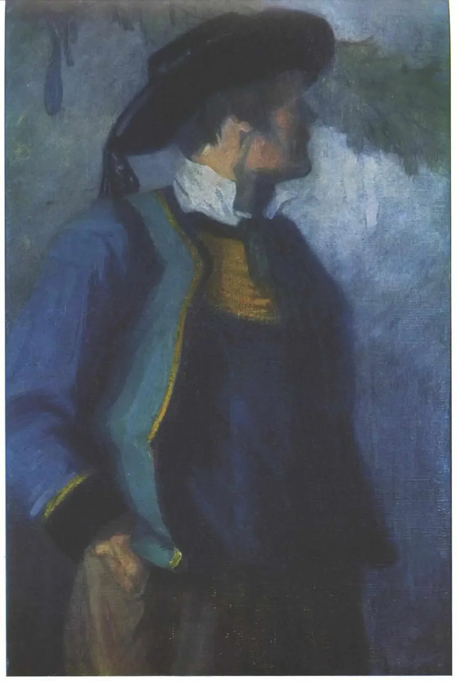 Autoportret w kostiumie bretońskim - Franz Marc