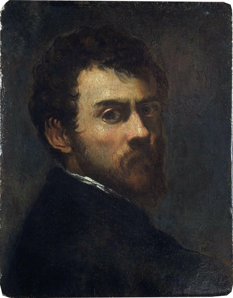 Autoportret młodego mężczyzny - Jacopo Tintoretto