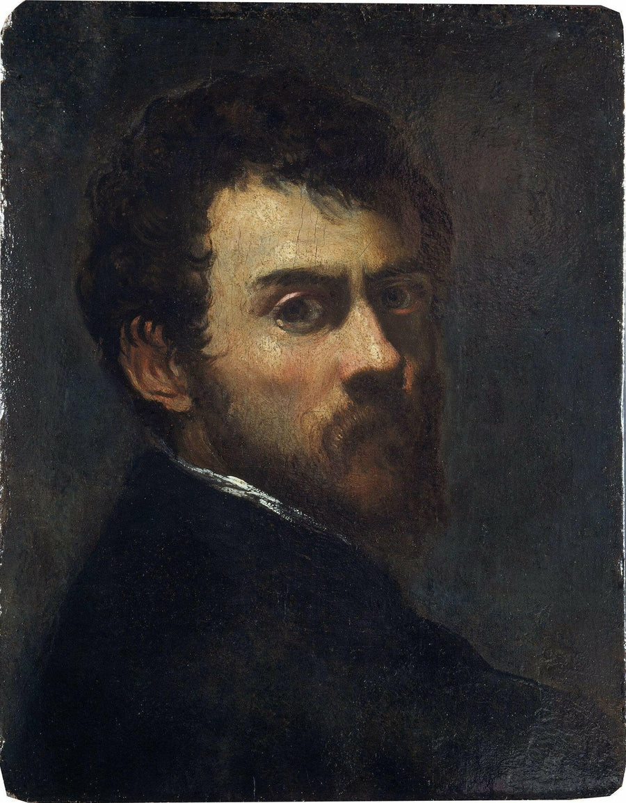 Autoportret młodego mężczyzny - Jacopo Tintoretto