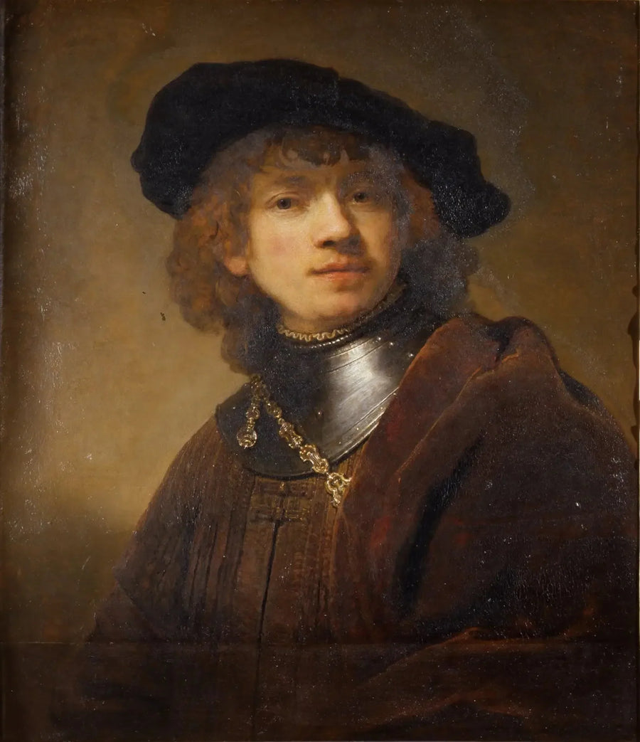 Autoportret młodego mężczyzny - Rembrandt