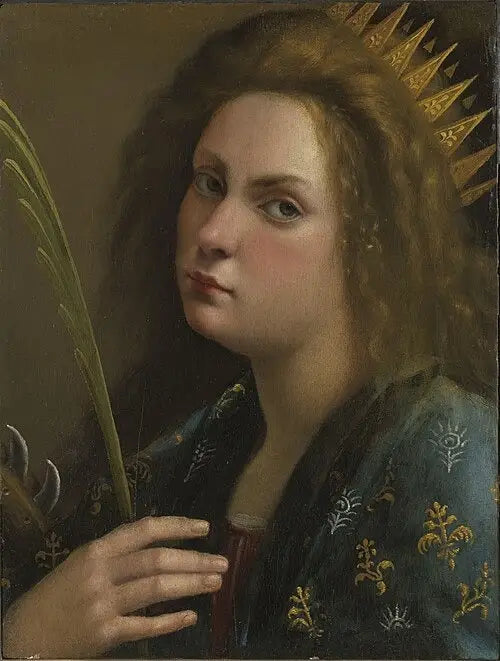 Autoportret jako Święta Katarzyna Aleksandryjska - Artemisia Gentileschi