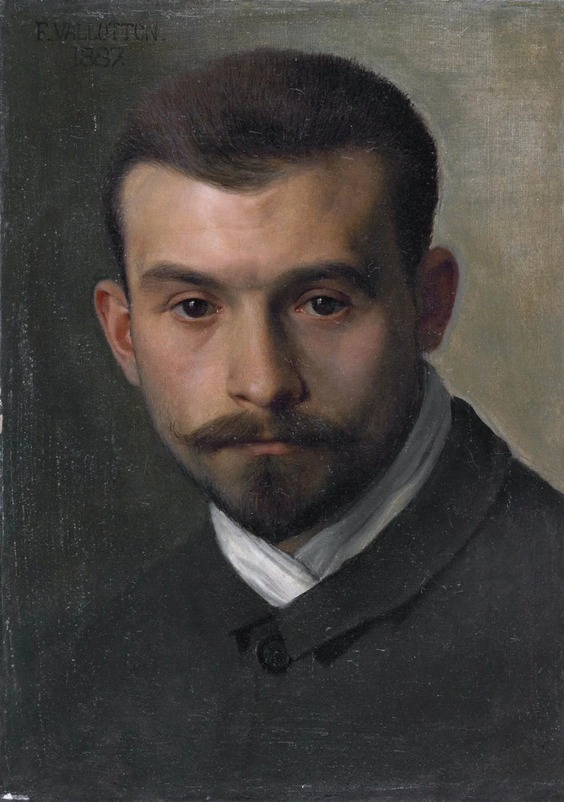 Autoportret (Félix Vallotton, 1887) - Félex Vallotton