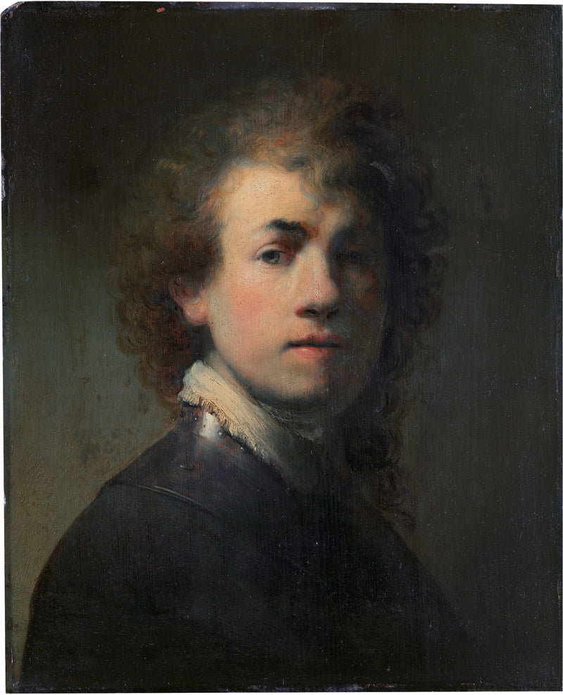 Autoportret z gorgeriną - Rembrandt