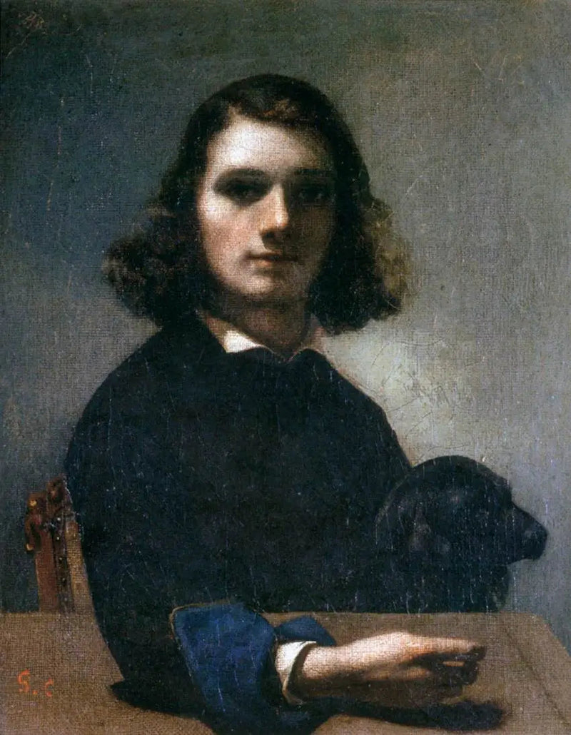 Autoportret - Gustave Courbet