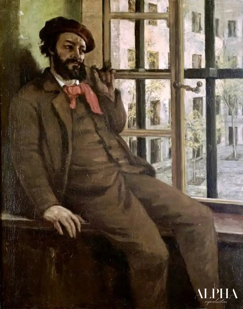 Autoportrait - Gustave Courbet - Reproductions de tableaux et peintures haut de gamme