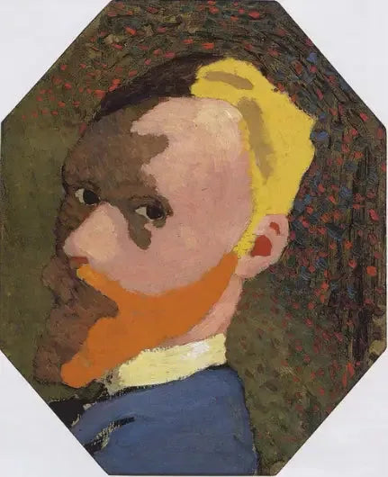 Autoportret ośmiokątny - Édouard Vuillard