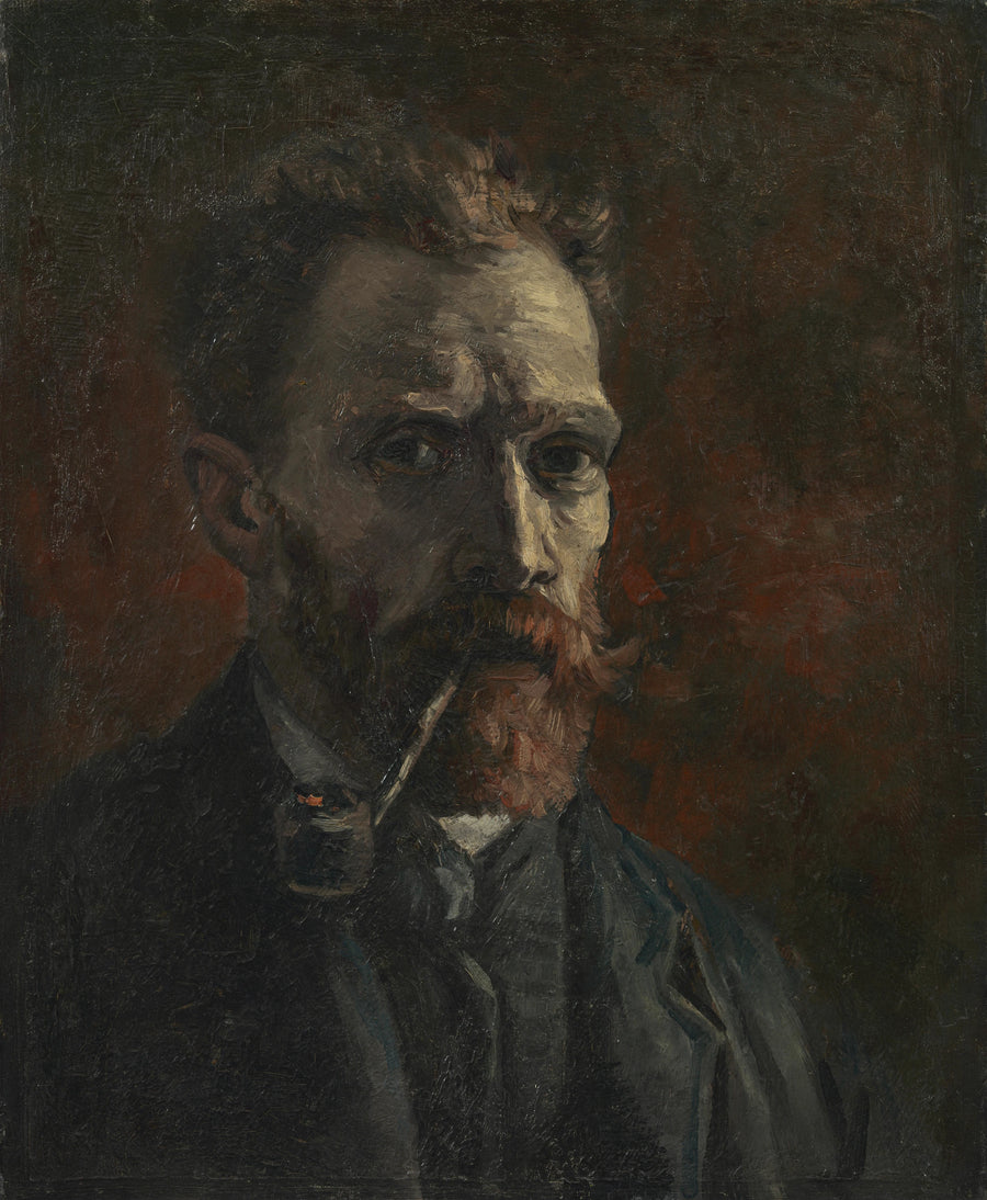 Autoportret z fajką - Vincent van Gogh