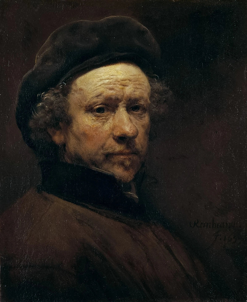Autoportret w wieku 51 lat - Rembrandt