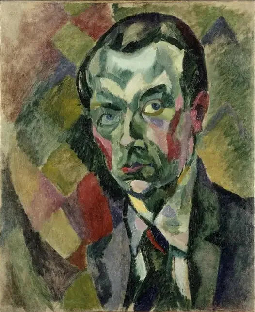 Autoportrait - Robert Delaunay image 1 copie de tableau peinte à la main