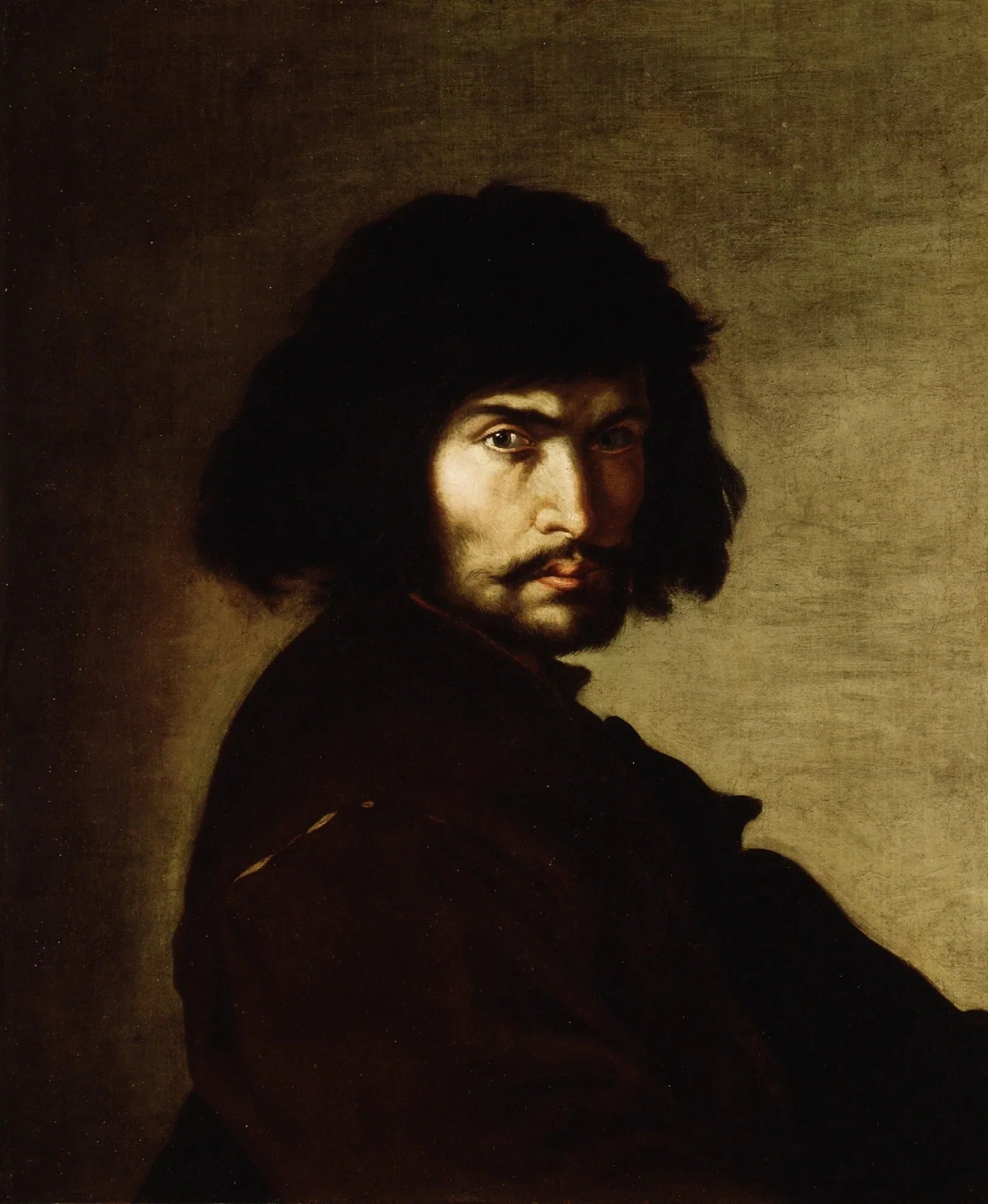 Autoportrait - Salvator Rosa image 1 reproduction de peinture à l’huile