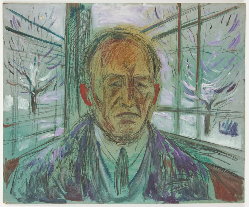 Autoportret na werandzie - Edvard Munch