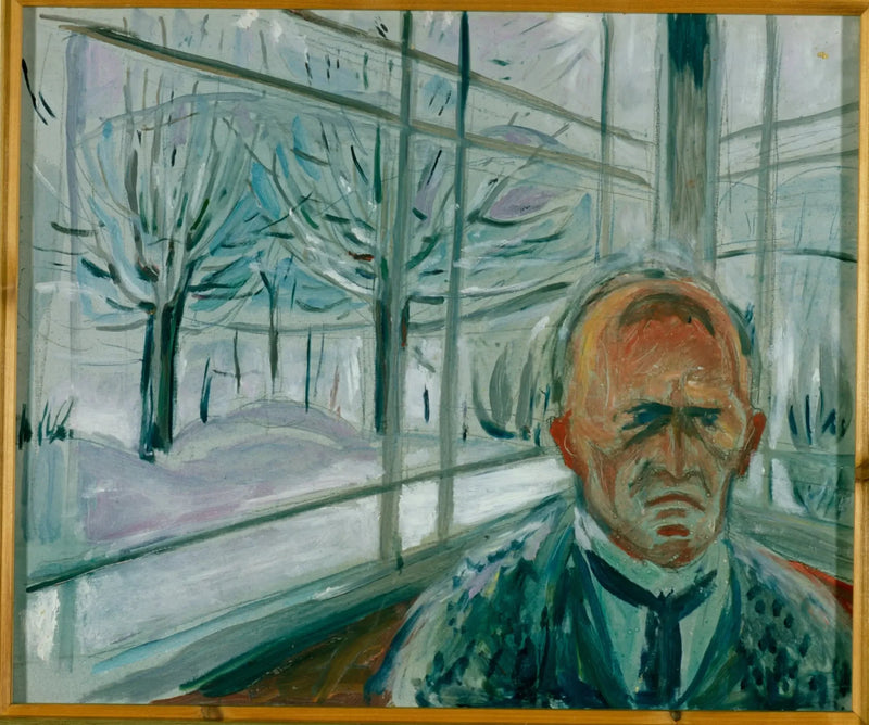 Autoportret na werandzie - Edvard Munch