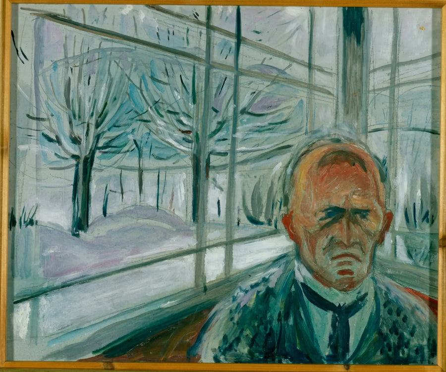 Autoportret na werandzie - Edvard Munch