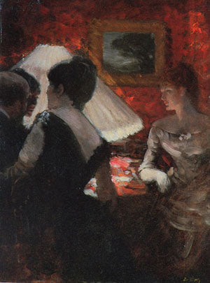 Około abażuru - Giuseppe De Nittis