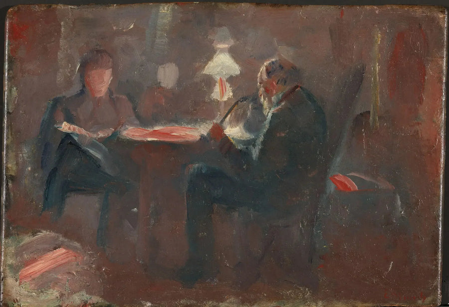 Wokół lampy naftowej - Edvard Munch