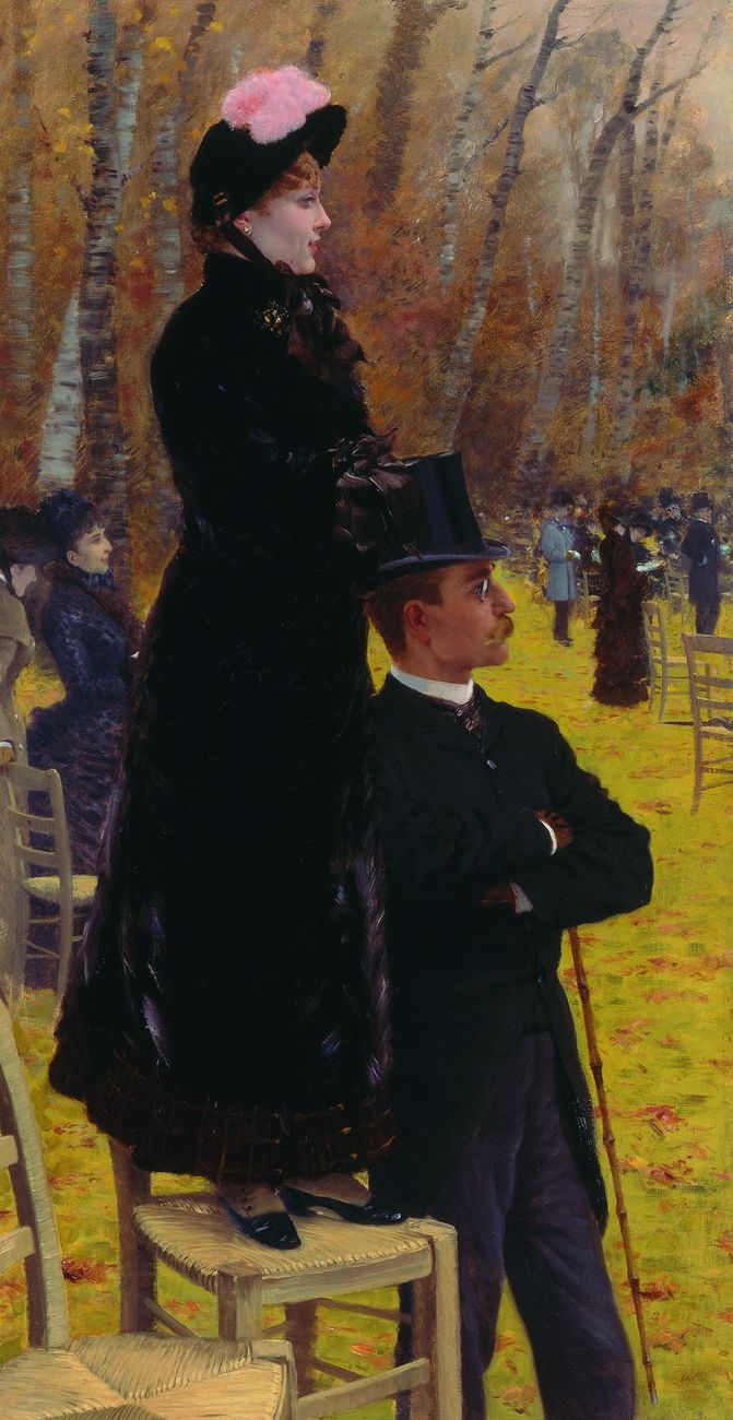 Na wyścigach w Auteuil - Na krześle - Giuseppe De Nittis