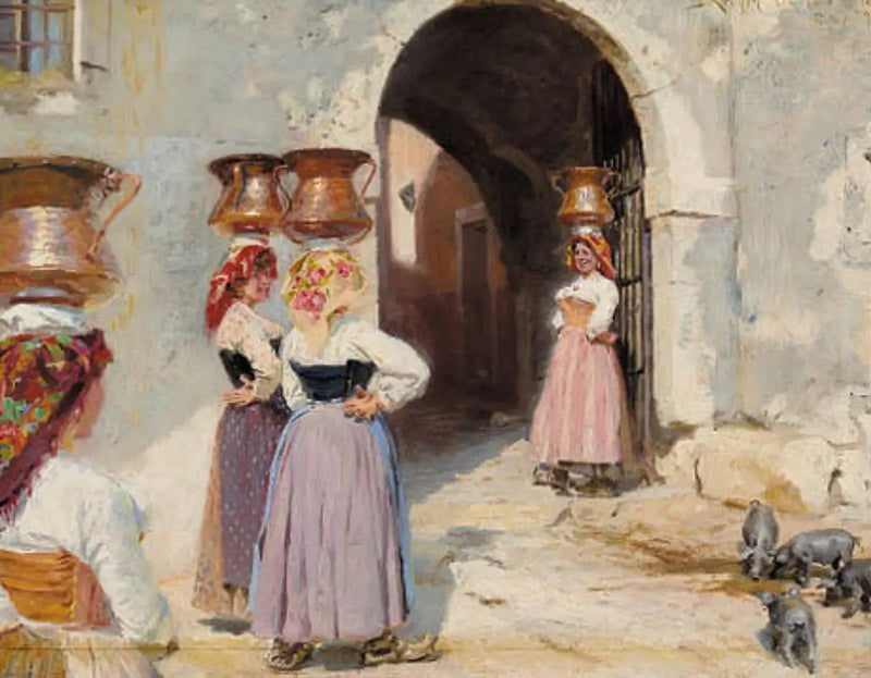 U bram Civita d'Antino. - Peder Severin Krøyer