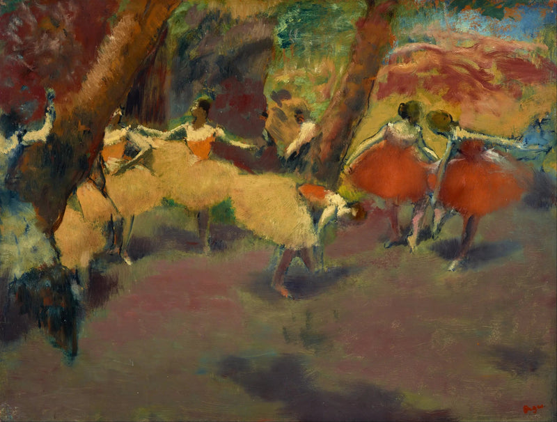 Przed przedstawieniem - Edgar Degas