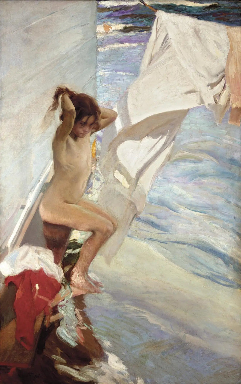 Przed kąpielą - Joaquín Sorolla