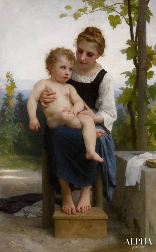 Avant le bain - William Bouguereau Reproductions de tableaux à la peinture à l’huile