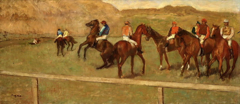Przed wyjazdem - Edgar Degas