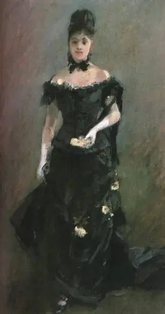 Przed teatrem - Berthe Morisot