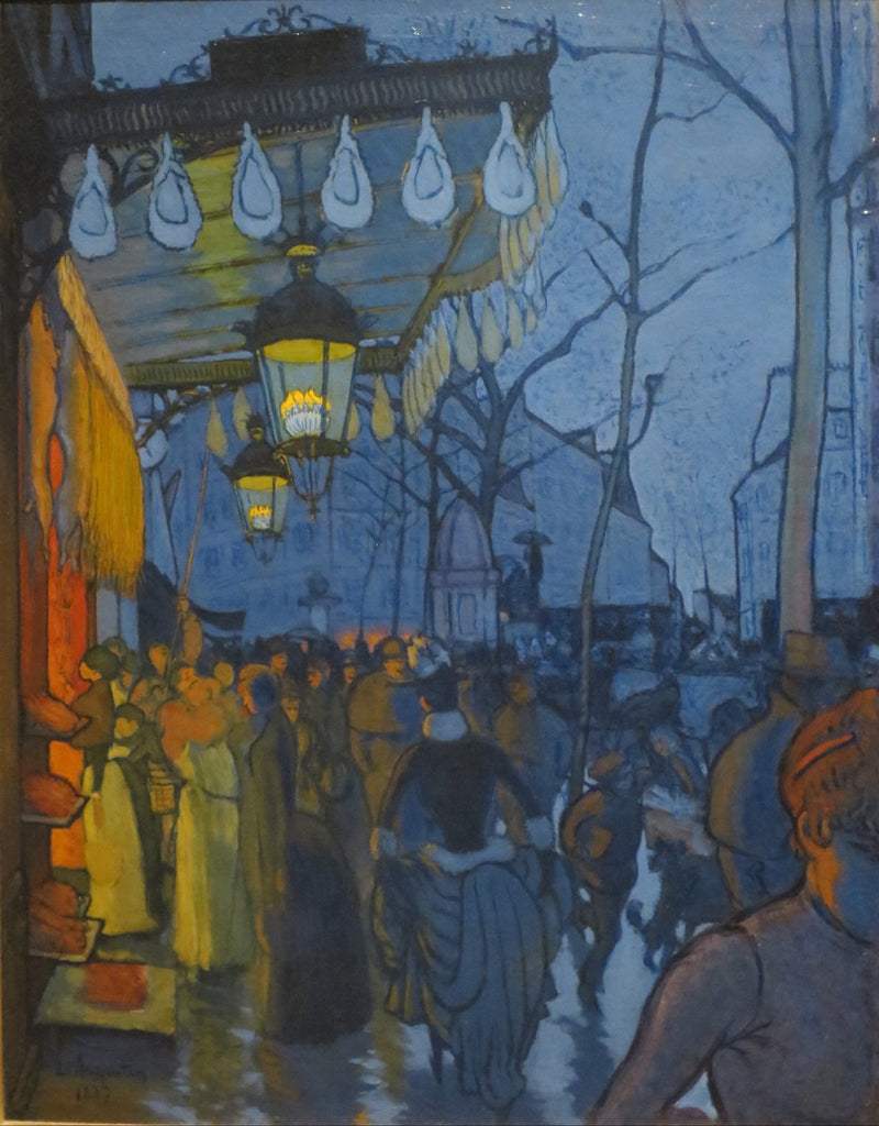 Avenue de Clichy, piąta godzina wieczorem - Louis Anquetin