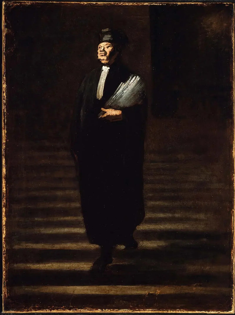 Triumfujący adwokat - Honoré Daumier