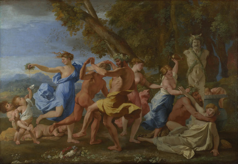 Bachanale przed termem - Nicolas Poussin