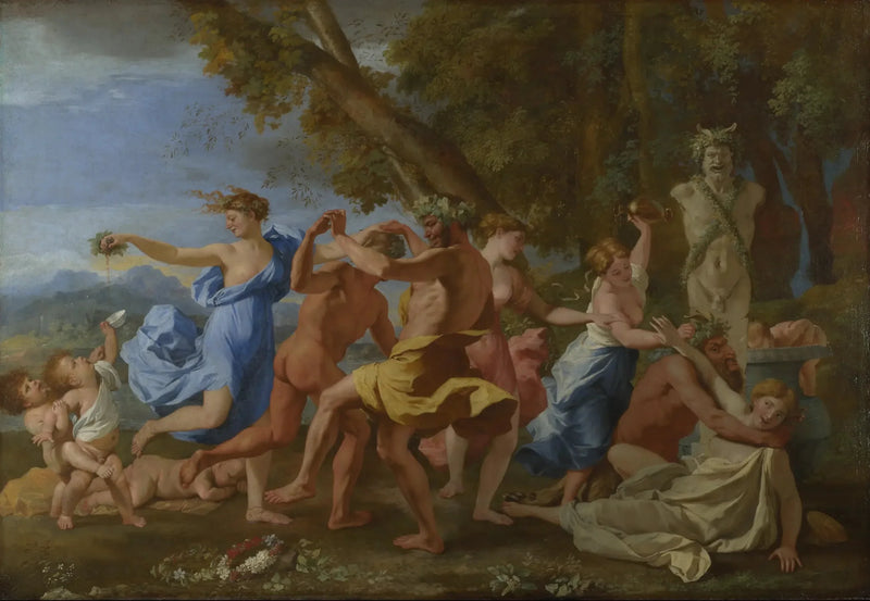 Bachanale przed termem - Nicolas Poussin
