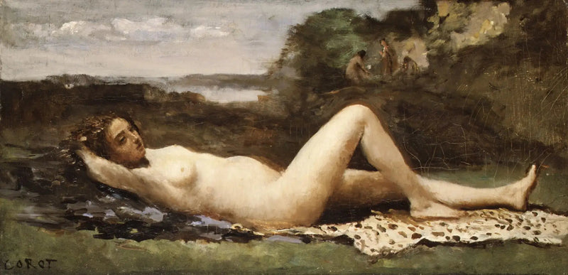 Bachantka w pejzażu - Jean-Baptiste Camille Corot